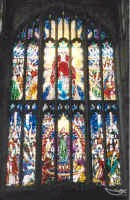 Left click to find out more about this wonderful stained glass window "The West Window"